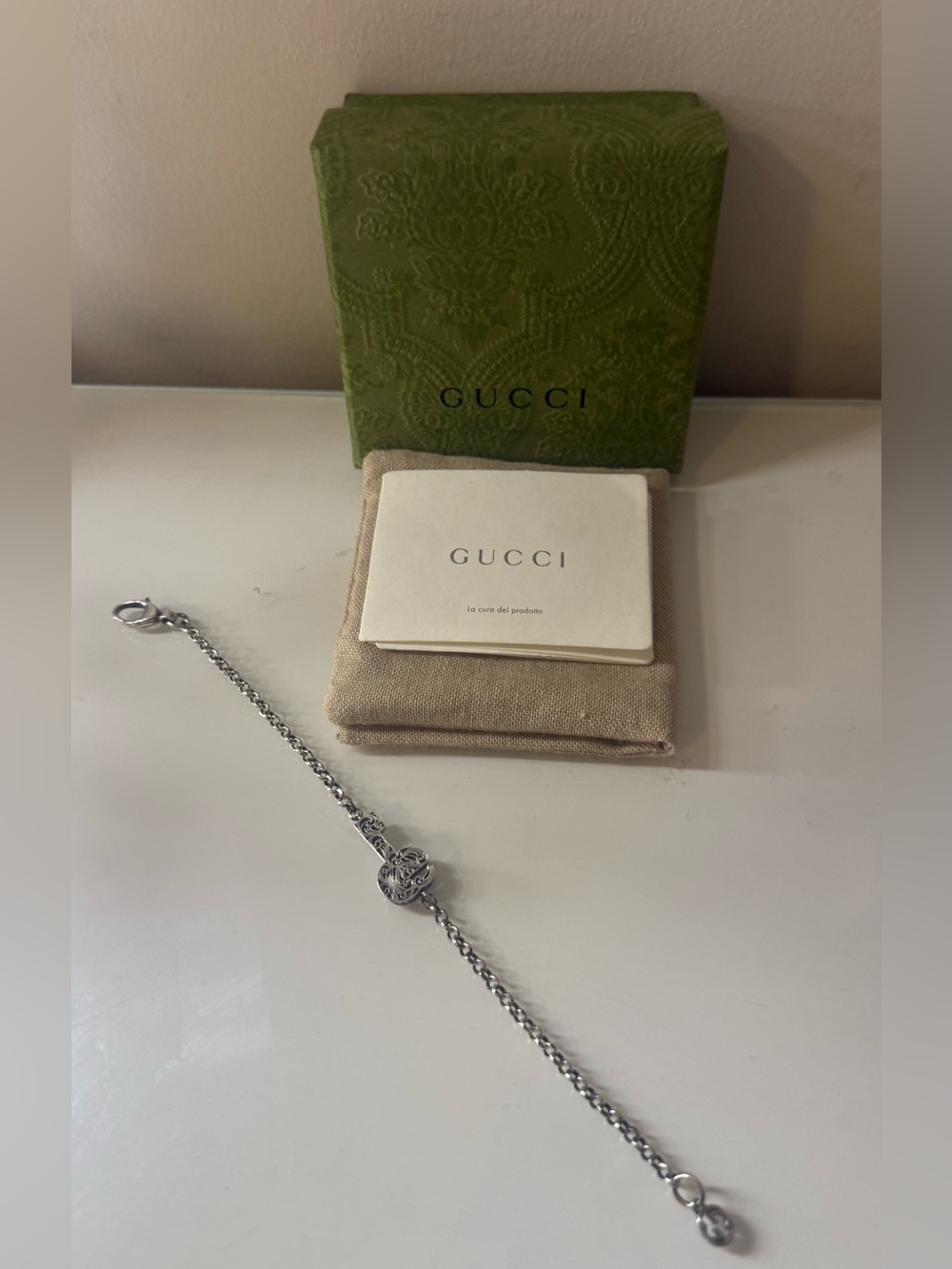 GG Marmont key charm bracelet - Picture 2 of 9
